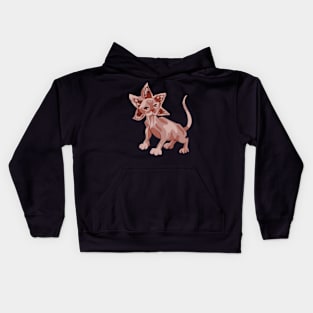 Democat (Stranger Things fan art) Kids Hoodie